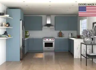 Why Shopping Kitchen Cabinets Online Is The Best Decision best online cabinets super matte cyan european flat panel preassembled cabinets