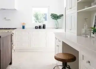 Great Deals on Kitchen Cabinets from an RTA Cabinet Store vintage white inset rta kitchen cabinets