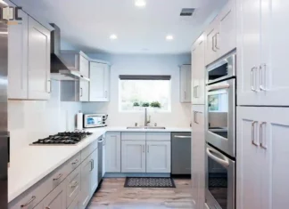 What is an RTA Cabinet Store? grey shaker rta kitchen cabinets