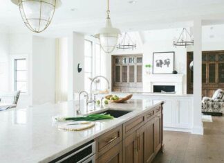 Will A Kitchen Island Fit In Your Home Design kitchen island with sink and two faucets