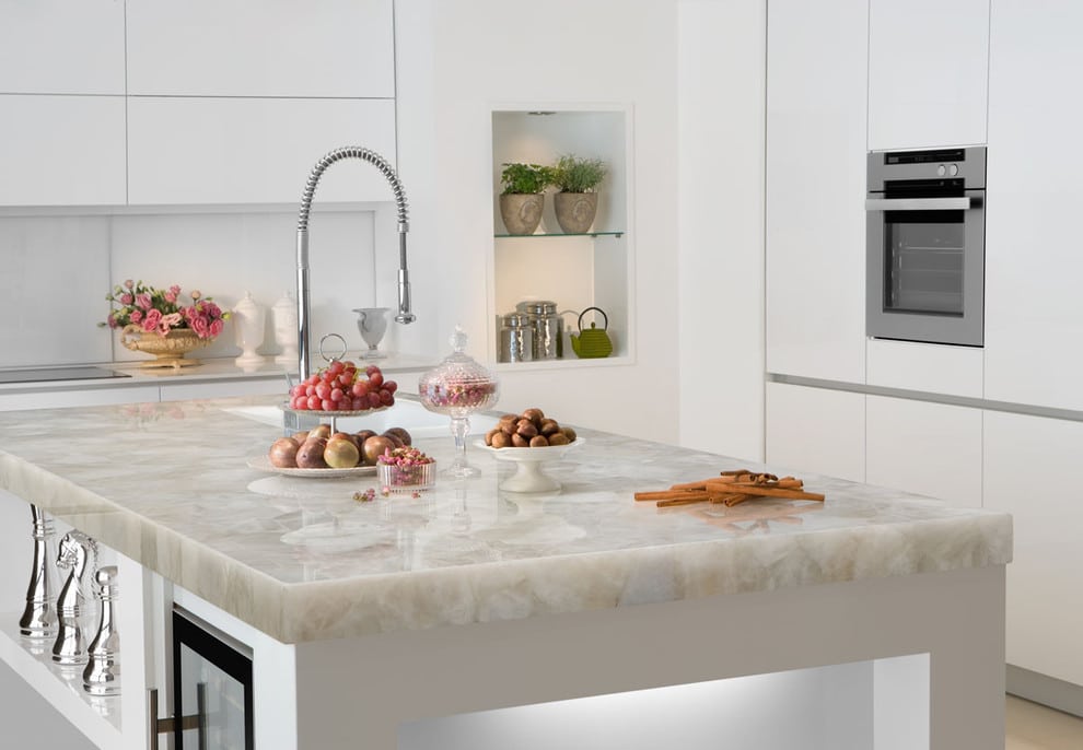 quartz kitchen