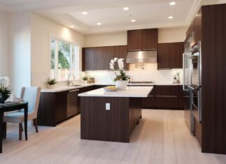 The Best Guide To Slab Cabinet Doors AKA European Cabinets example-of-best-online-cabinets-laminate-cocoa-euro-style-cabinets