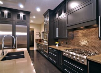 Saving Kitchen Cabinets: Bring Old Cabinets Back To Life repainted-kitchen-cabinets