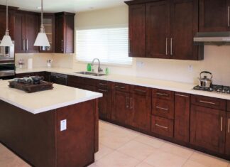Why Cherry Wood Endures And What Is Special About It dark-cherry-wood-reddish-brown-rta-kitchen-cabinets