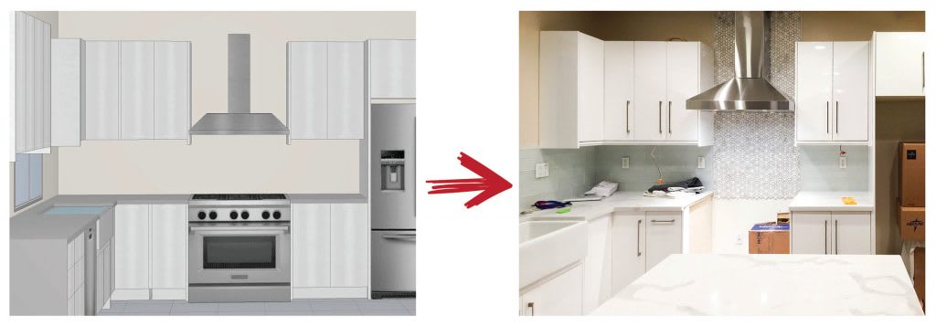How To Design The Dream Kitchen White Gloss Euro Cabinets