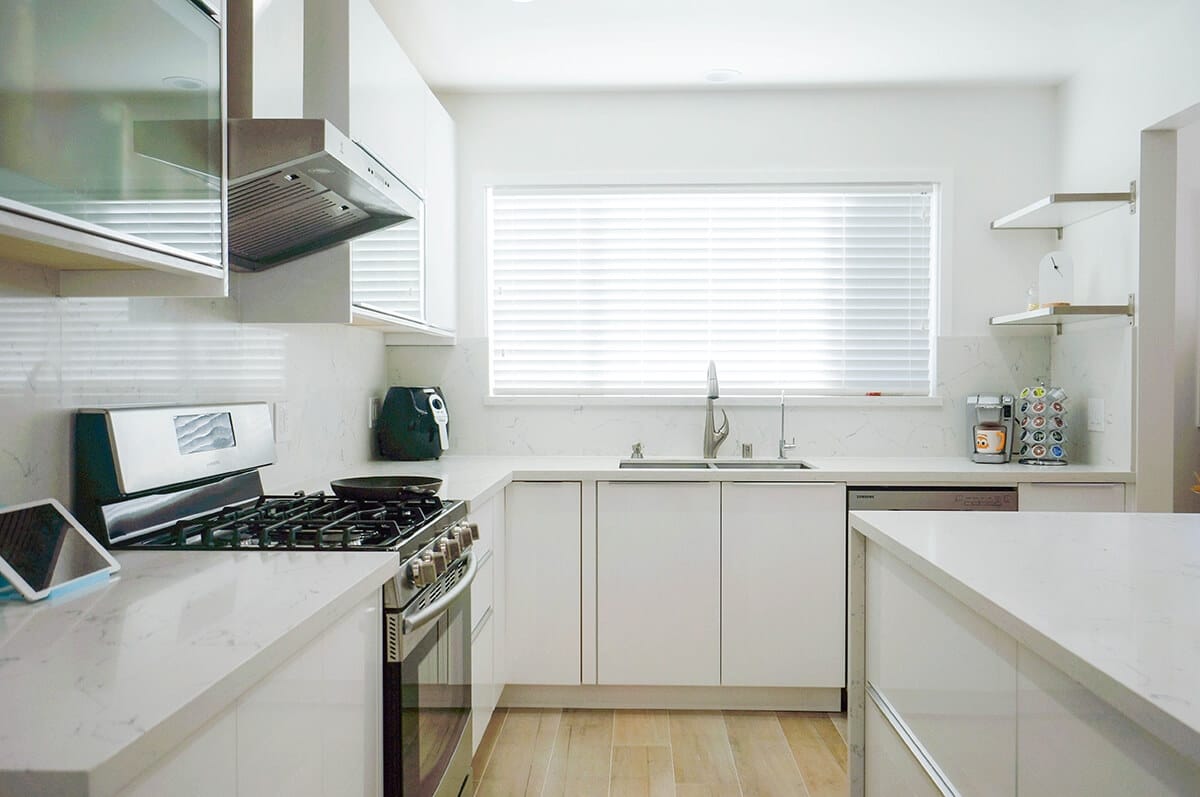 How To Design The Dream Kitchen White Gloss Euro Cabinets
