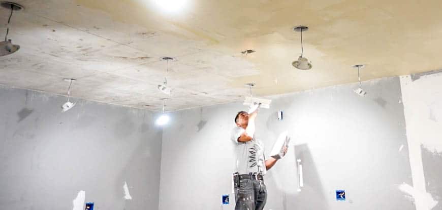 How To Remove A Popcorn Ceiling And Change Into A Smooth Ceiling