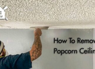 Popcorn Ceiling: How To Remove and Make It Smooth
