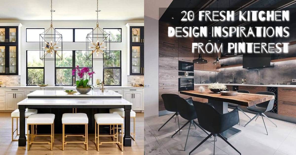 20 Fresh Kitchen Design Inspirations From Pinterest Best Online