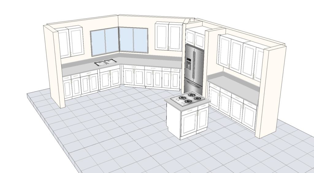 golden girls kitchen layout