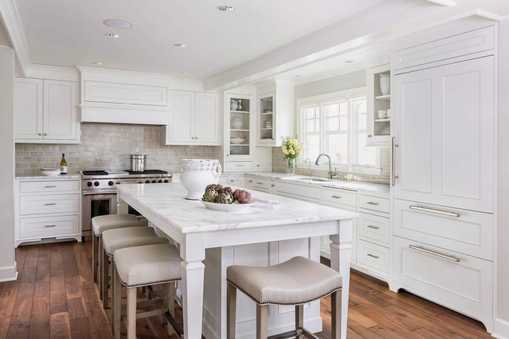 white shaker kitchen cabinets as home improvement