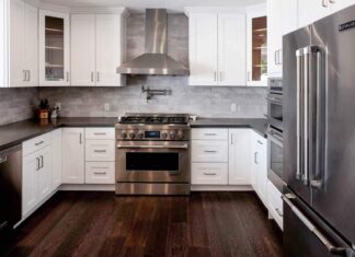 do-it-yourself white shaker kitchen cabinets