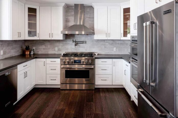 do-it-yourself white shaker kitchen cabinets