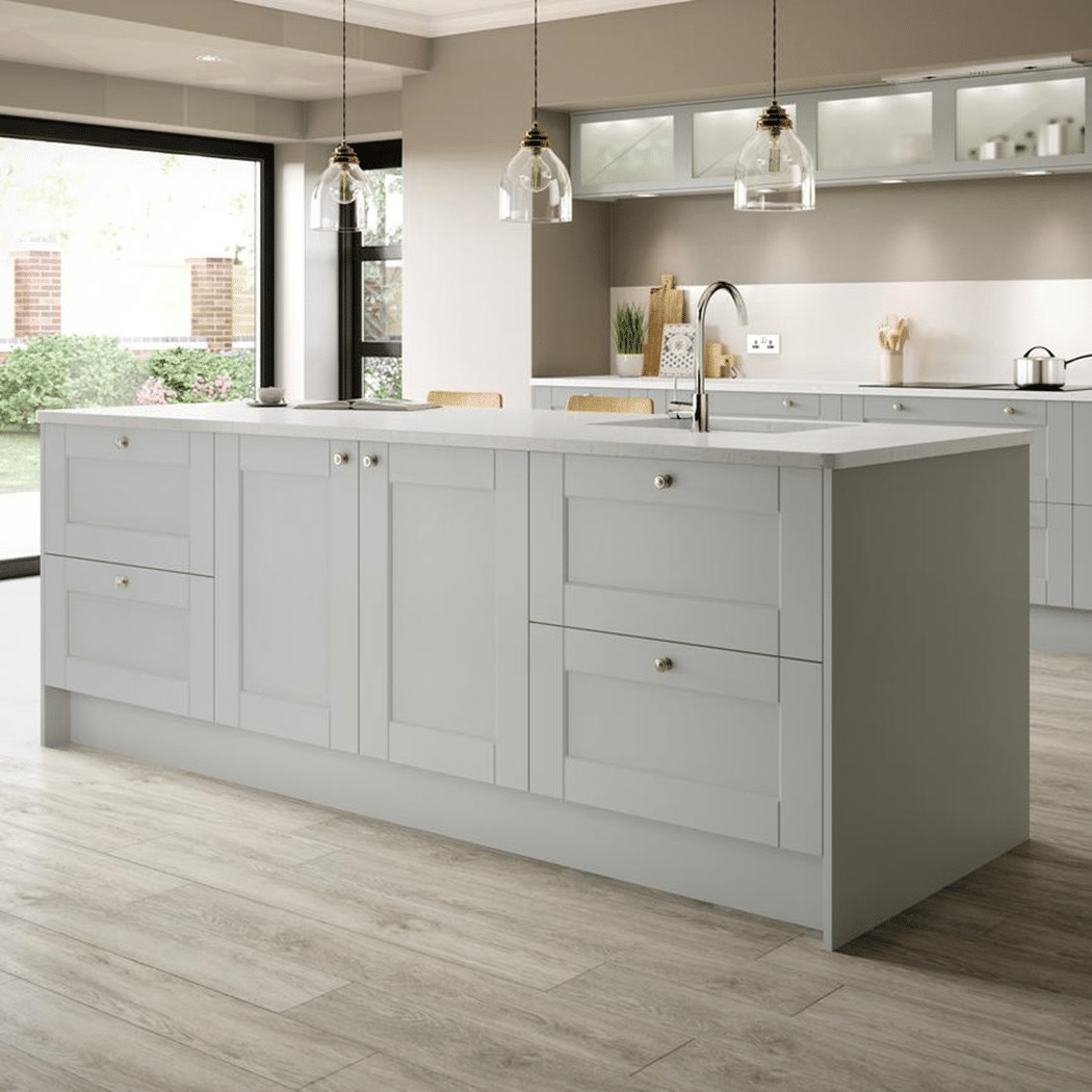 pale grey kitchen