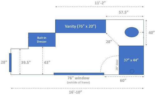 Image result for vanity plumbing location