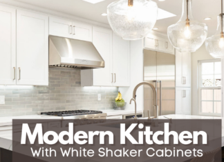Modern Kitchen Design Ideas With White Shaker Cabinets modern kitchen design ideas with white shaker cabinets