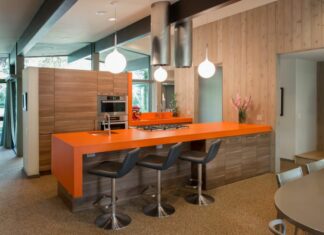 Midcentury Modern European Kitchen Design Ideas