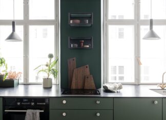 Chic and Ritzy London Townhouse European Kitchen Ideas