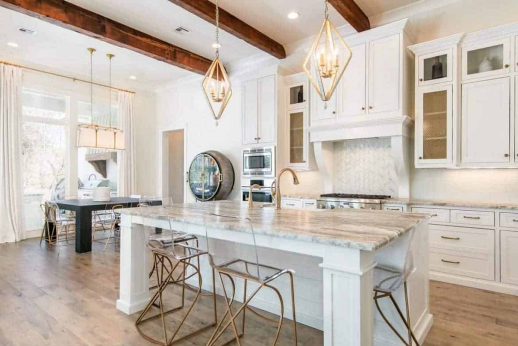 beach style kitchen flooring