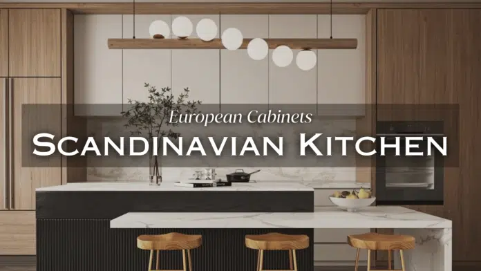 how to create scandinavian kitchen with european cabinets