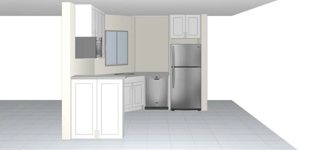 friends kitchen rendered via decotech