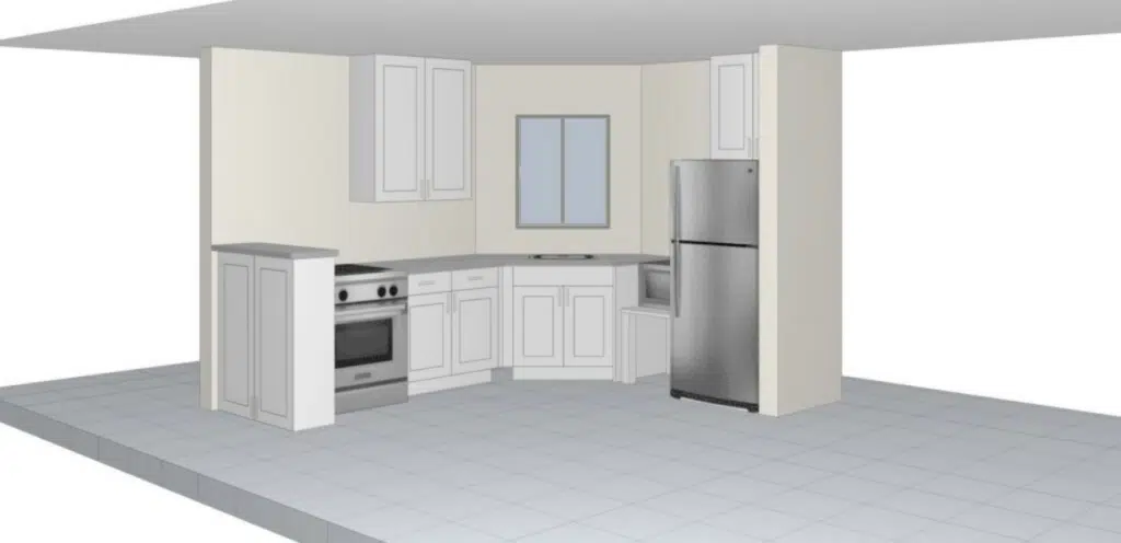 friends kitchen rendered via decotech