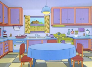 Iconic Television Kitchen: Simpsons Kitchen