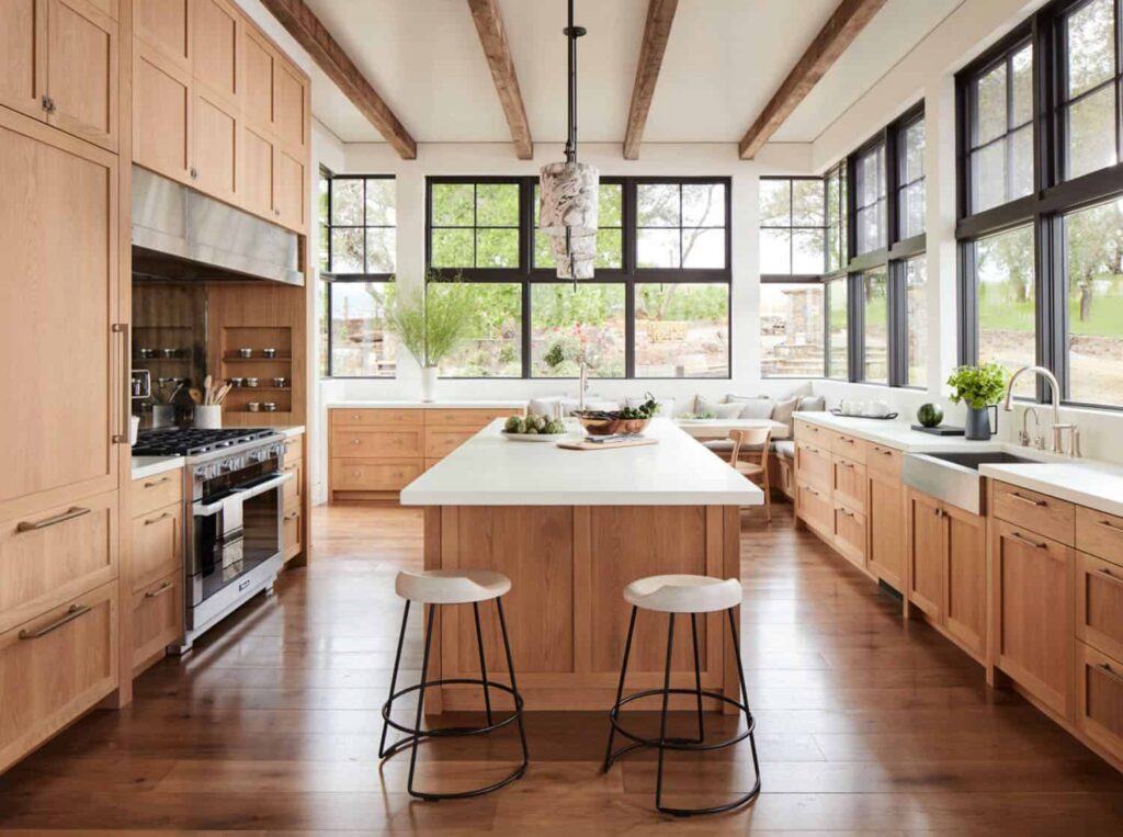 farmhouse style kitchen flooring