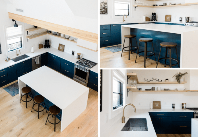 budget friendly kitchen with european style cabinets