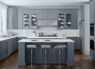 Modernize Your Kitchen with Contemporary Shaker Cabinets colored shaker cabinets