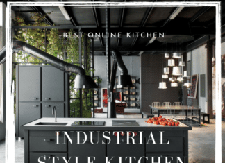 industrial-style kitchen