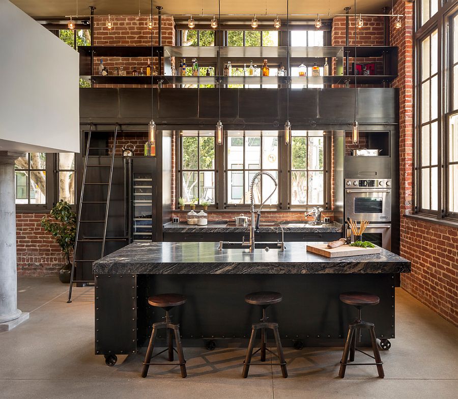 Industrial-Style Kitchen