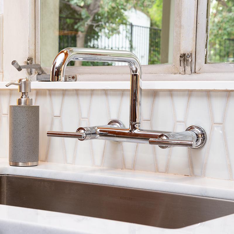 midcentury modern kitchen sink