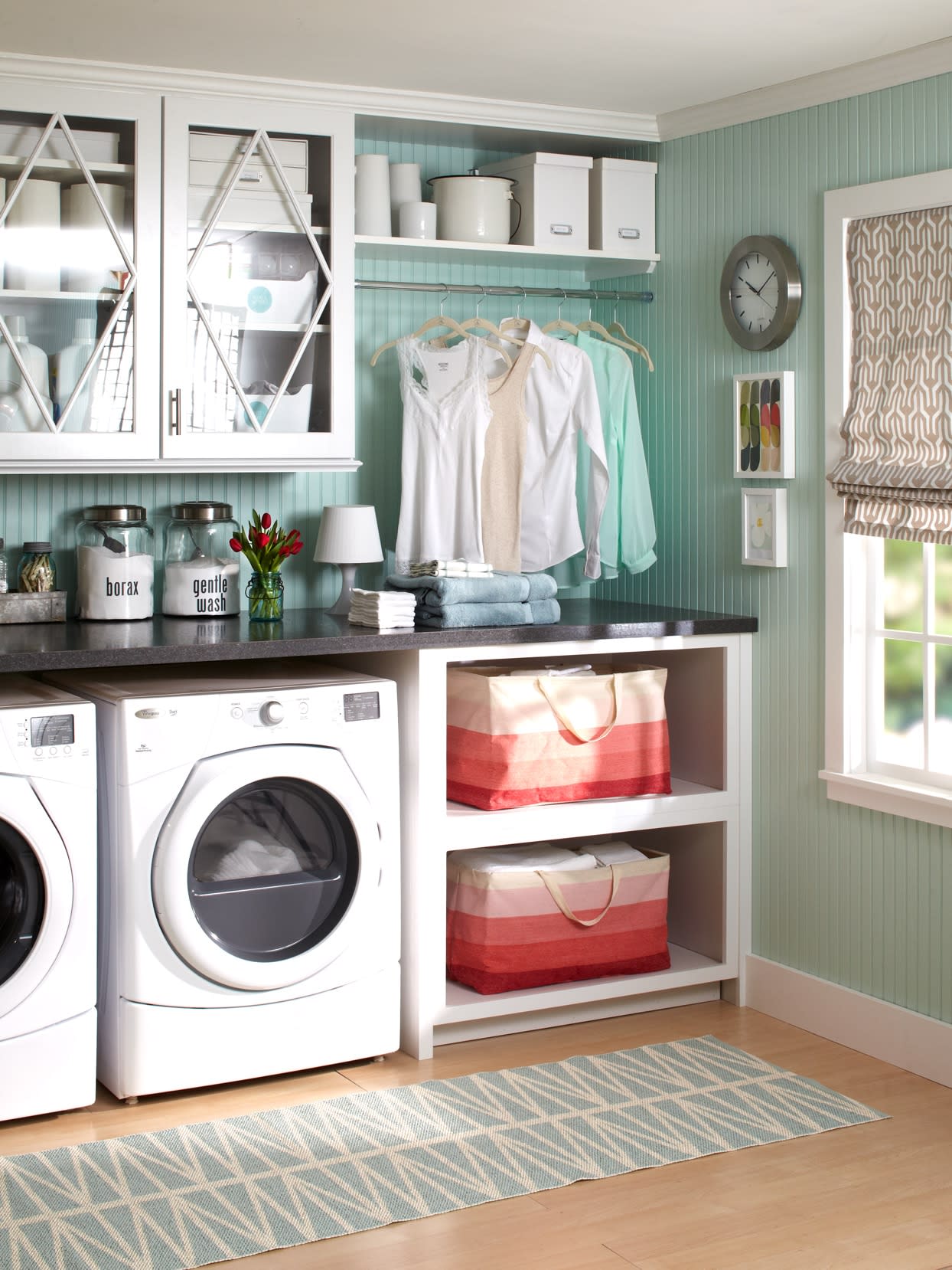 Laundry Room Cabinet Ideas with Hardworking Style | Better Homes & Gardens