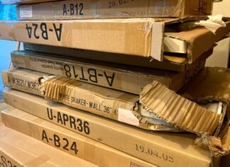 Shipping Damage Kitchen Cabinets And How To Fix This