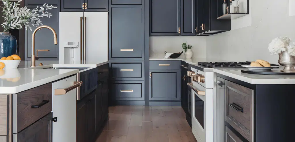 built-in appliance kitchen design trend