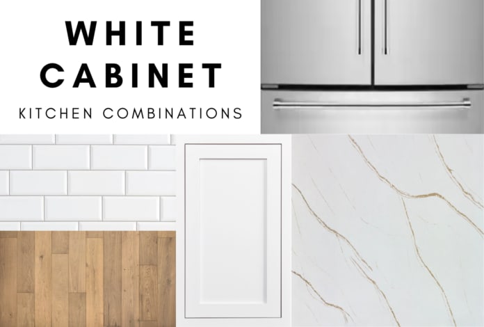 white cabinet combination