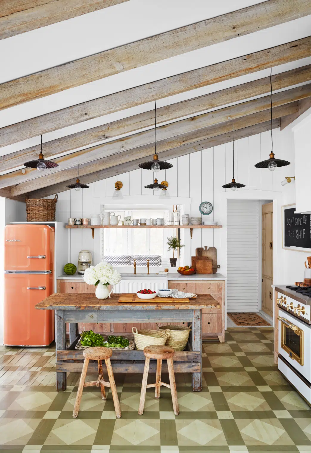 rustic kitchen island design