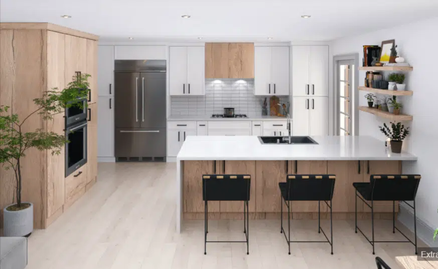 brooklyn slim white shaker kitchen cabinets