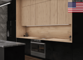 How To Plan Your Dream Kitchen With European Style Cabinets european flat panel kitchen cabinets lacquer matte black finish