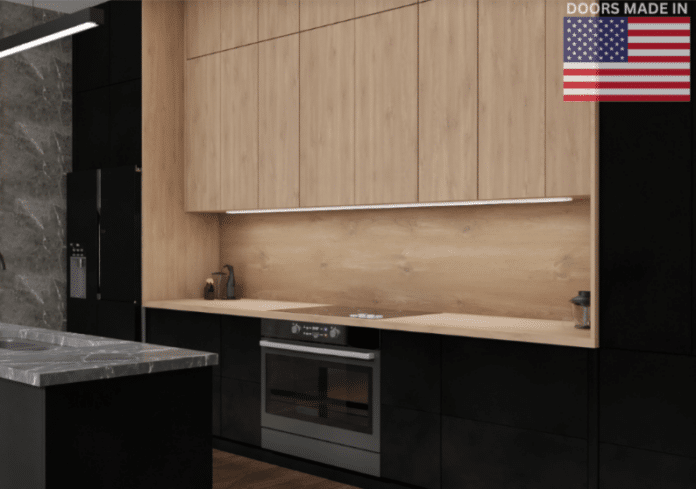 european flat panel kitchen cabinets lacquer matte black finish