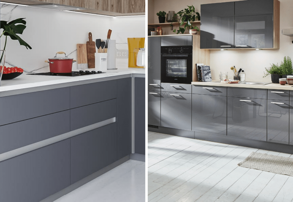 gola profile handleless cabinets versus cabinets with traditional handles