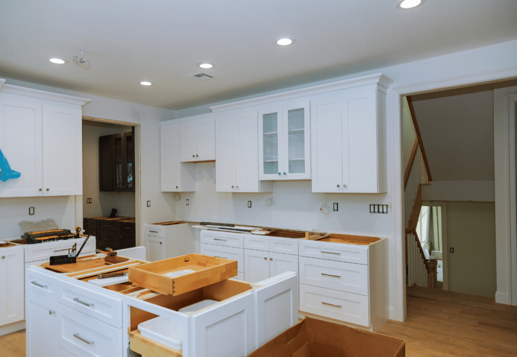 remodeling a kitchen with white shaker cabinets