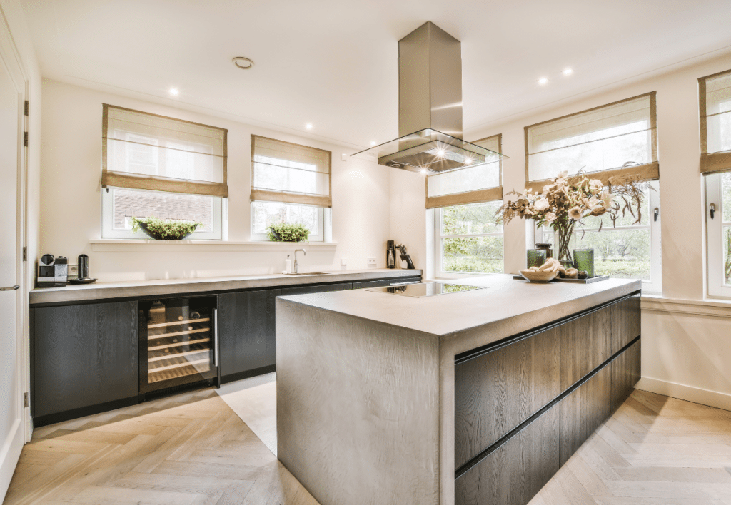 spacious kitchen design