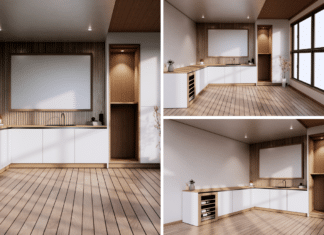 japanese style kitchen design 3d renderings