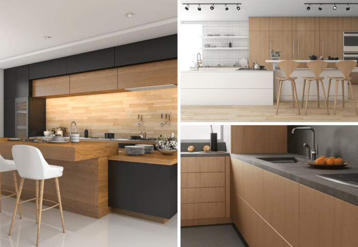 modern european flat panel kitchen cabinets