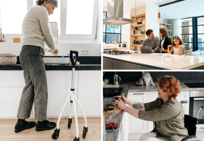 accessible kitchen of all ages and physical abilities