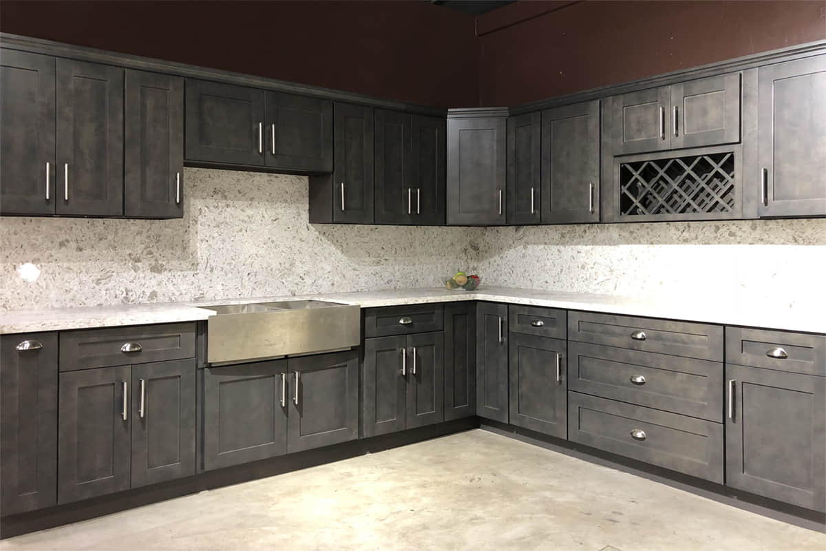 Ashton Grey Shaker Rta Kitchen Cabinets