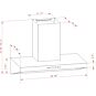 K1016A 36" Wall Mounted Range Hood RTA Kitchen Cabinets thumbnail