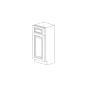 Ontario Beech Espresso 9" Base Cabinet - RTA thumbnail